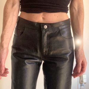 💯 Genuine leather pants